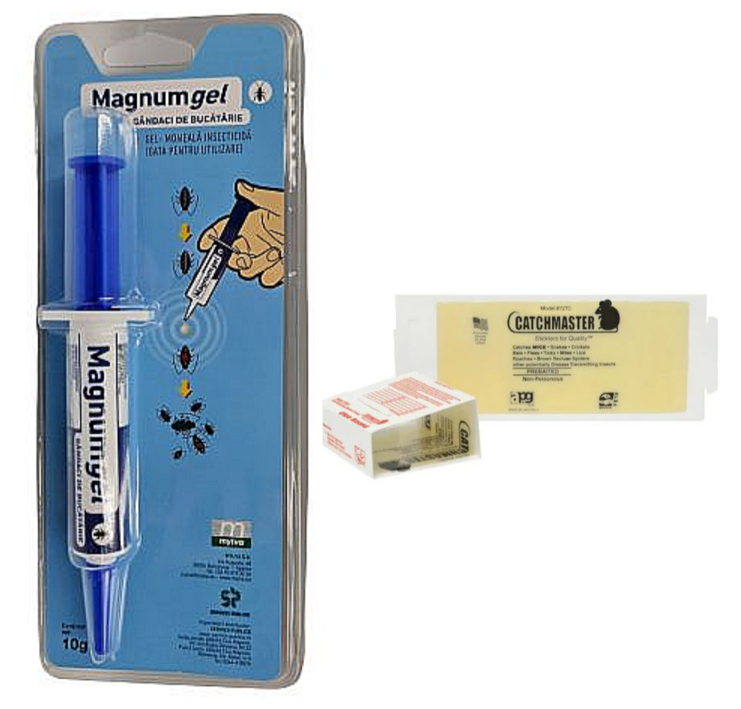 Kit Anti-Gandaci, Gel și benzi cu atractant