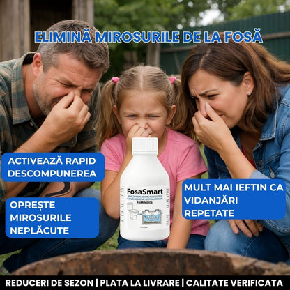 FosaSmart, BioActivator puternic, Scapă de mirosul fosei 100 / 200 / 400ml.
