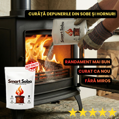 SmartSoba™-Curățare sobe și Hornuri, Dizolvă depunerile și Gudronul-200gr