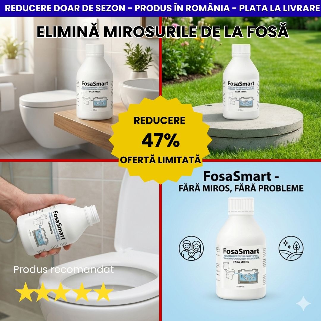 FosaSmart, BioActivator puternic, Scapă de mirosul fosei 100 / 200 / 400ml.