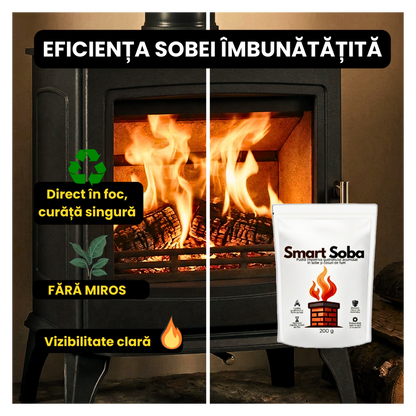 SmartSoba™-Curățare sobe și Hornuri, Dizolvă depunerile și Gudronul-200gr