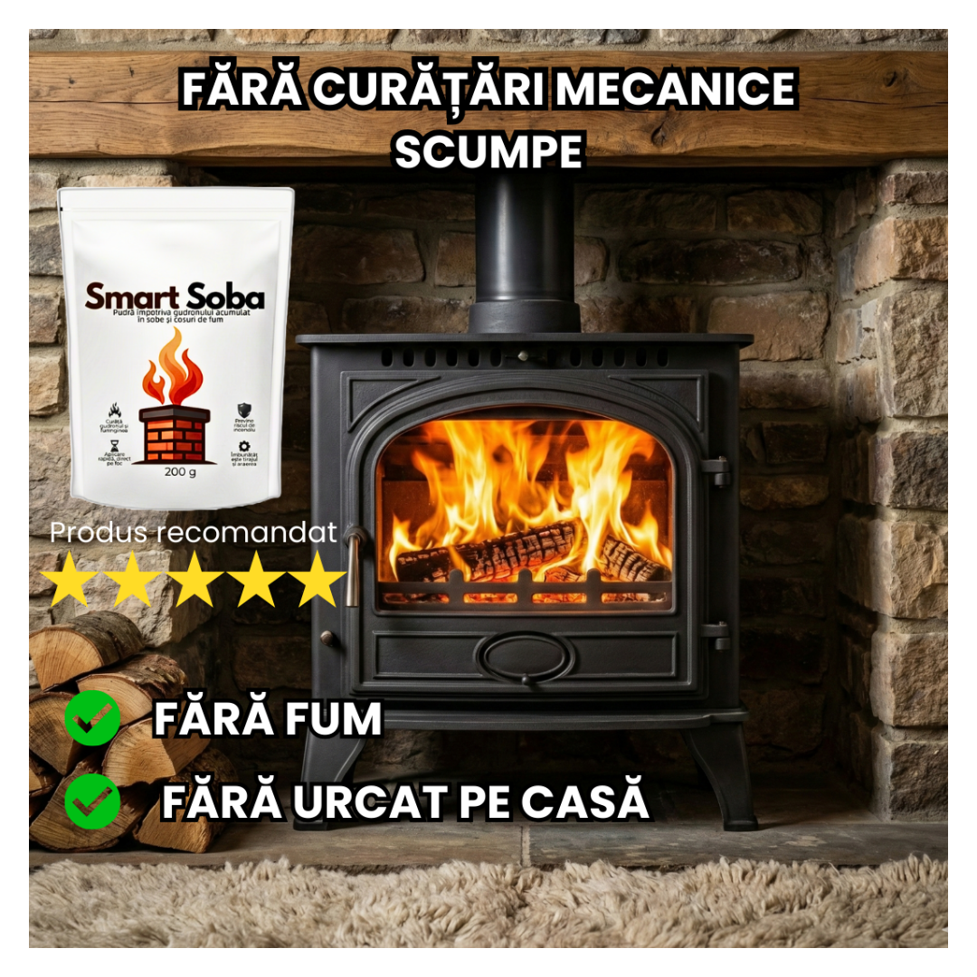 SmartSoba™-Curățare sobe și Hornuri, Dizolvă depunerile și Gudronul-200gr