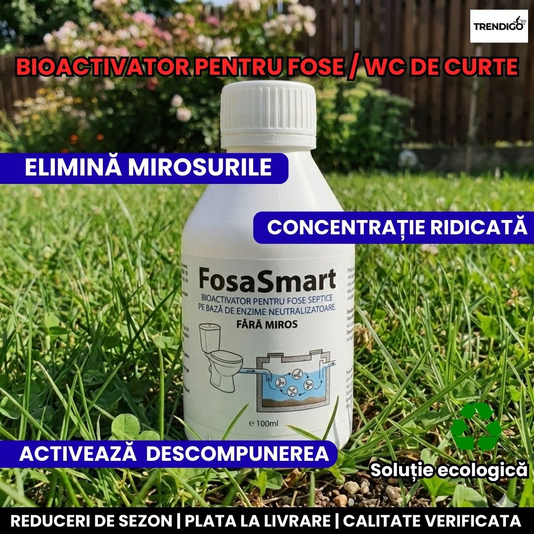 FosaSmart, BioActivator puternic, Scapă de mirosul fosei 100 / 200 / 400ml.