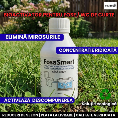 FosaSmart, BioActivator puternic, Scapă de mirosul fosei 100 / 200 / 400ml.