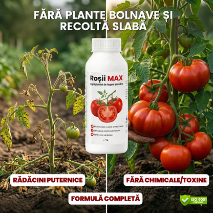 RoșiiMAX-Îngrășământ organic de legare și rodire, concentrat pentru roșii-1 LITRU