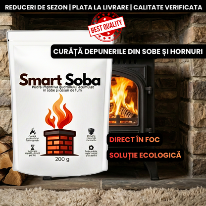 SmartSoba™-Curățare sobe și Hornuri, Dizolvă depunerile și Gudronul-200gr