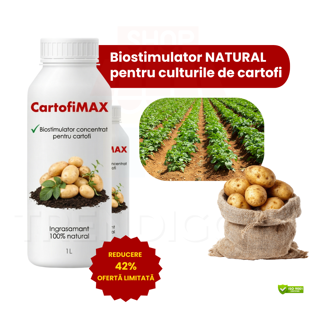 CartofiMAX-Biostimulator concentrat pentru culturi de cartofi roditoare | 1 Litru