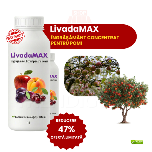 LivadaMAX- Îngrăsământ concentrat pentru livezi roditoare | 1 Litru