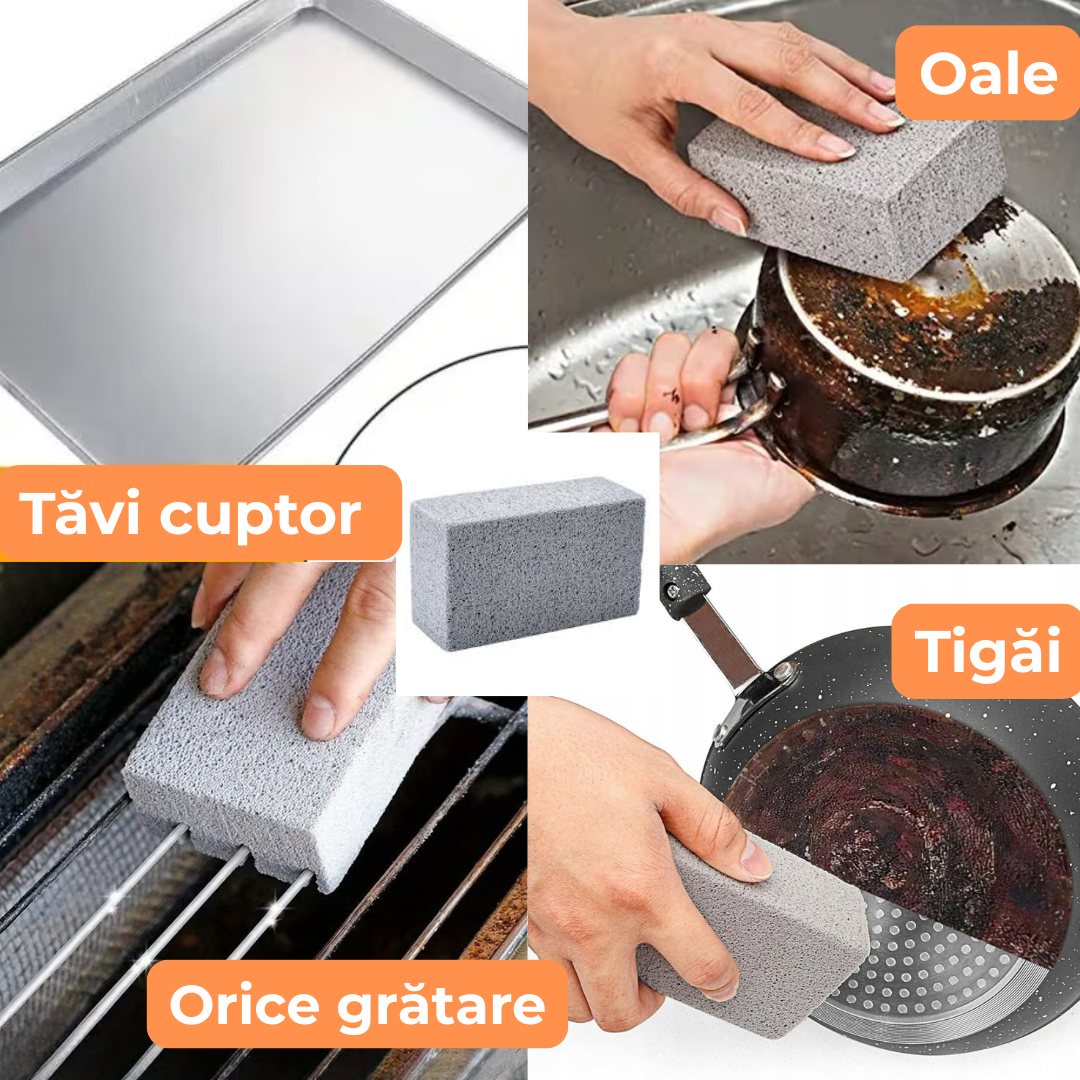 Piatra de Curățat Suprafețe  – Grătar, Cuptor, Aragaz, sau Baie