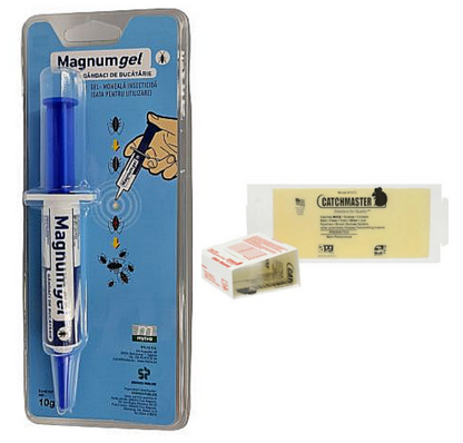 Kit Anti-Gandaci, Gel și benzi cu atractant