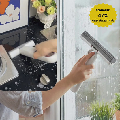 MopRapid™- cu sistem de stoarcere, burete pliabil- Pentru suprafețe