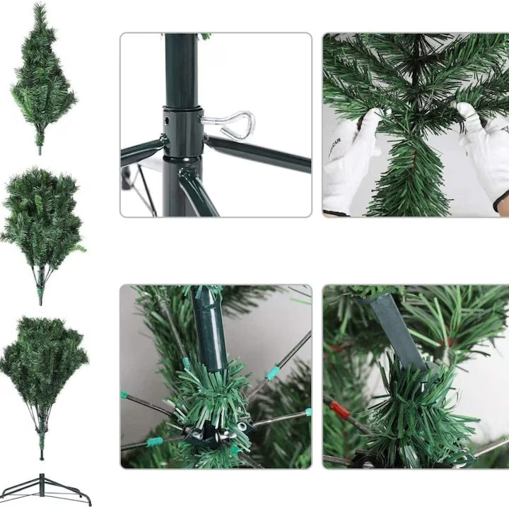 Brad artificial complet împodobit 🎄