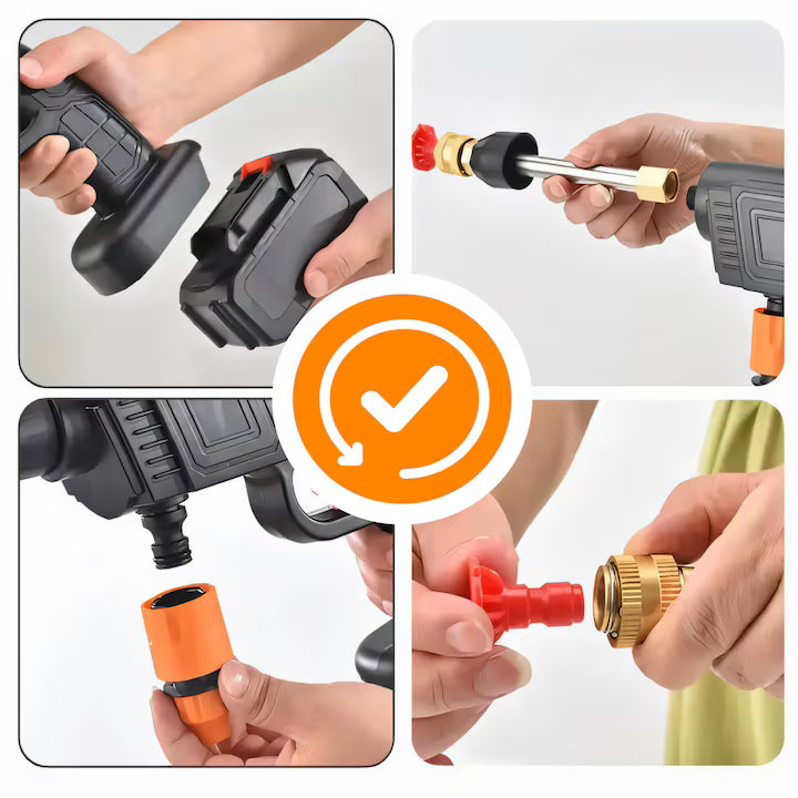 Aparat de spalat cu presiune,fara fir,pe acumulator 48V